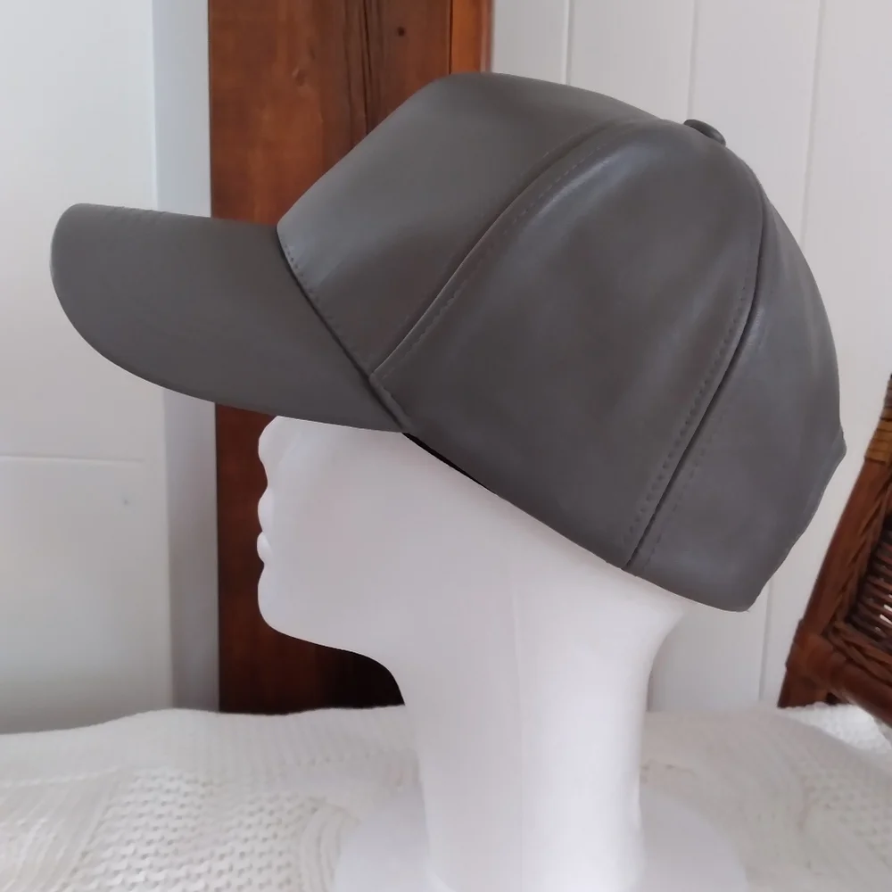 Pleather Cap - Picture 6 of 6